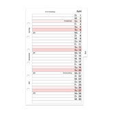 Monatskalender pro Monat 2 Seiten